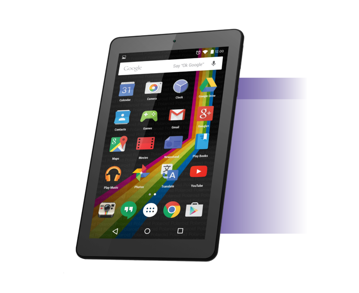 Tablet Android con apps de Google para alquiler de tablets