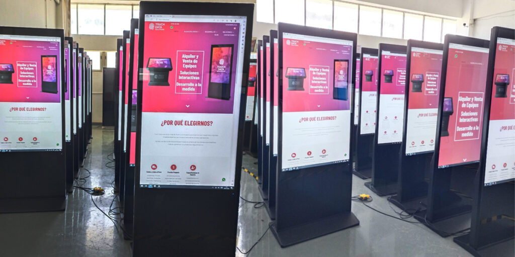Tótems digitales listos para instalar